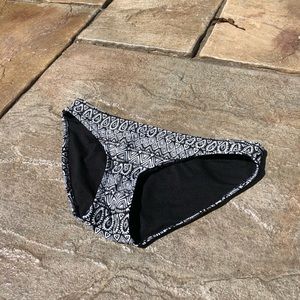 Old Navy Black and White Bikini Bottom